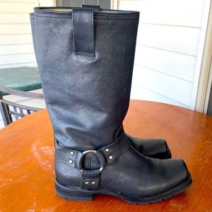 Black Frye Harness Leather Riding Boots Excellent Used Condition